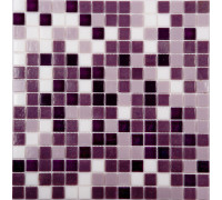 Мозаика стекло фиолетовый (бумага)(20*20*4) 327*327 MIX16