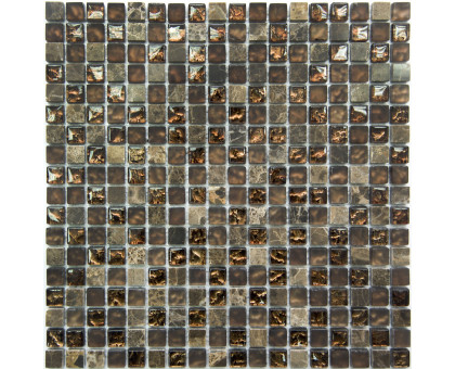 Мозаика стекло (15х15х8) 305*305 S-834