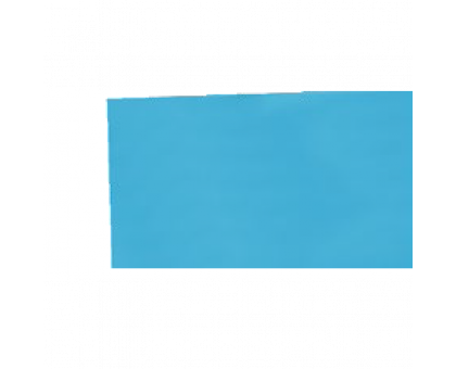 Металлический лист с ПВХ-покрытием ALKORPLAN Adria Blue (синий), 1,4 мм, 1х2 м