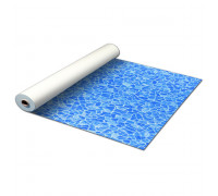 Пленка ПВХ ALKORPLAN 3000 противоскользящая Carrara (синий мрамор), 1,8 мм, 1,65х12,6 м