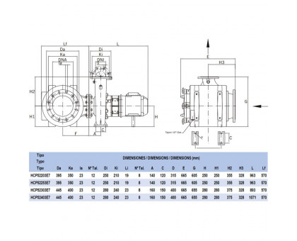 Насос Hayward HCP52303E7 (380В, 403 м3/ч, 30HP)