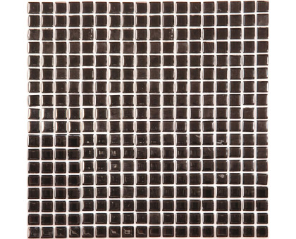 Мозаика стекло (15*15*4) 305*305 (мелкая черная) JH-401M