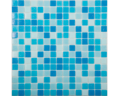 Мозаика стекло синий (бумага)(20*20*4) 327*327 MIX1