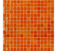 Мозаика стекло оранжевый (сетка)(20*20*4) 327*327 AA01