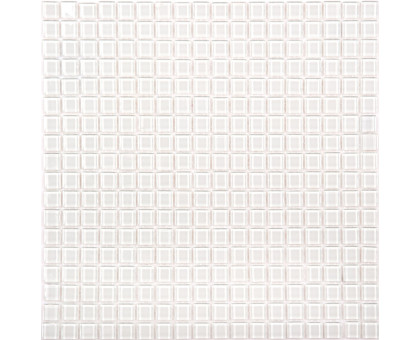 Мозаика стекло (15*15*4) 305*305 (мелкая белая) JP-405M
