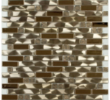 Мозаика метал керамика (15*48*98*6) 305*298 MS-609