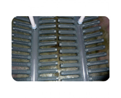 Горизонтальный фильтр шпульной навивки d1,8м, дл3,5м, 20м/ч, 108 м3/час, подкл160/6", высота загрузки 1,0м