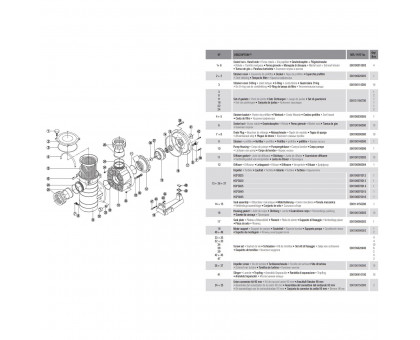 Насос Hayward HCP38553E1 KAP550 T1.B (380В, 76 м3/ч, 5.5HP)