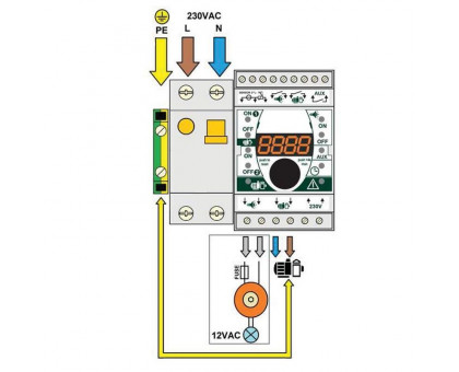 Панель управления фильтрацией Toscano ECO-POOL-230-D 10002506 (230В) с таймером