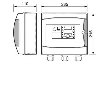 Панель управления фильтрацией Toscano ECO-POOL-B-230-D 10002580 (230В) с таймером, Bluetooth